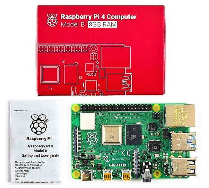 Raspberry Pi 4 Model B with 8 GB RAM