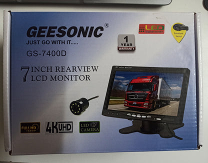 GEESONIC GS-7400D Reverse camera with 7-Inch LCD Monitor
