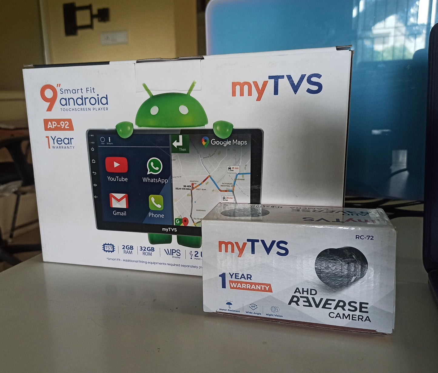 AHD Reverse Camera with Android Touchscreen Player
